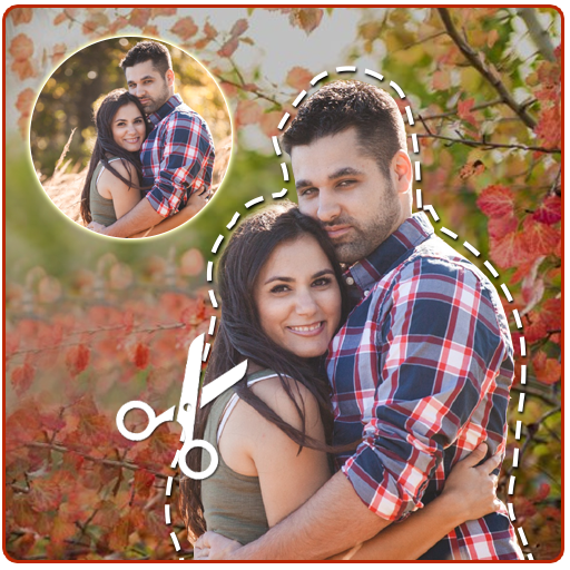 cut out background photo cut past editor