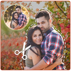 cut out background photo cut past editor icon