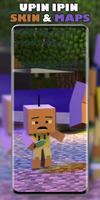 Upin et Ipin Skin, Maps for Minecraft PE پوسٹر