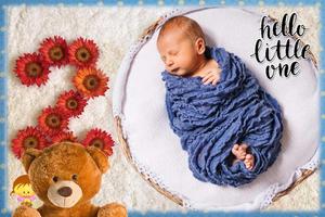 Born Baby Photo Editor Affiche