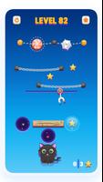 Cut Candy Ropes - Feed The Cat 截图 1