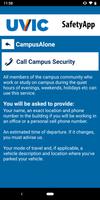 UVic SafetyApp スクリーンショット 1
