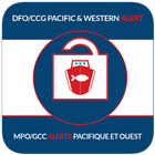 DFO/CCG Pac-West Alert icône