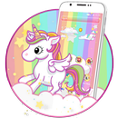 Cute baby unicorn theme APK