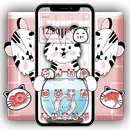 Cute Cat Koi Theme APK