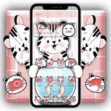 Cute Cat Koi Theme ไอคอน