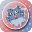 ”Cute Cat Sticker for WhatsApp