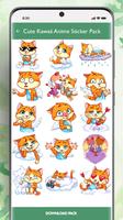 Cute Cat Sticker for WhatsApp poster