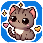 Kitty Fun Stickers: WASticker biểu tượng