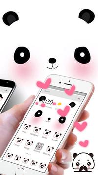 Cuteness Blush Panda Cartoon Theme screenshot 3