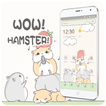 Cute Cartoon Hamster Nut Theme