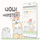 Cute Cartoon Hamster Nut Theme APK