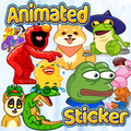 Anime Cartoon Sticker Animated
