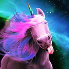 Cartoon Unicorn Live Wallpaper icône