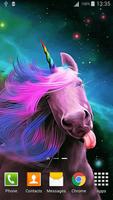 Cartoon Unicorn Live Wallpaper poster