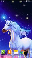 Cartoon Unicorn Live Wallpaper capture d'écran 1