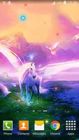 برنامه‌نما Cartoon Unicorn Live Wallpaper عکس از صفحه