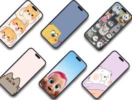 1 Schermata Cute Cartoon Wallpaper