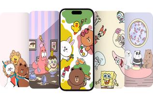2 Schermata Cute Cartoon Wallpaper