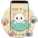 Cute Cup Hello Kitty Theme APK