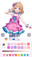 Cute Anime Coloring Game ảnh chụp màn hình 2