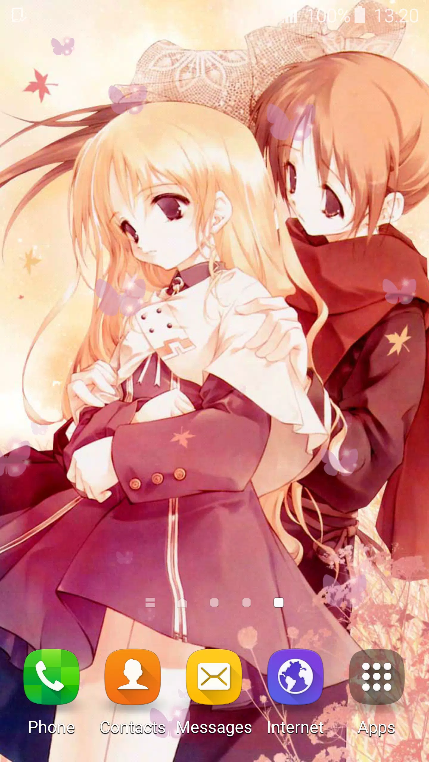 Cute Anime Couple Live Wallpaper - free download