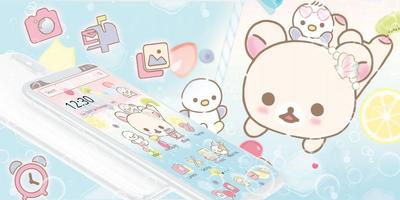 Tema Adorable Doggy yang lucu syot layar 3