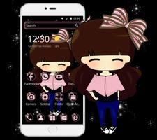 Cute Bowknot Theme 截图 1