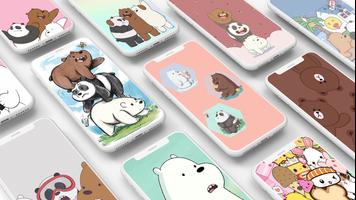 Cute Bear Wallpapers Affiche