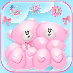 Cute Bear Love Theme Teddy APK Herunterladen