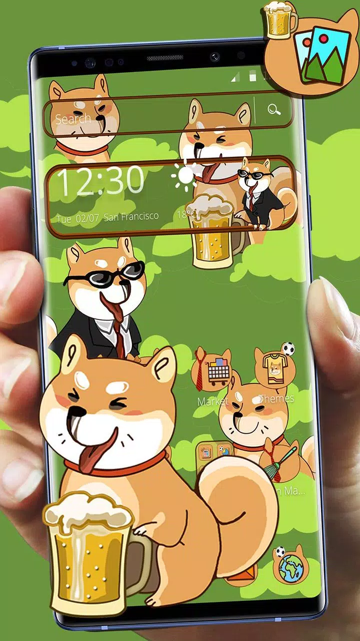Hãy tải ngay chủ đề đáng yêu của chú chó Shiba vào điện thoại Android của bạn để trang trí màn hình nào! Với những hình ảnh ngộ nghĩnh và đáng yêu, chủ đề này sẽ giúp bạn tạo ra một không gian sống vui tươi và sáng tạo. Hãy cùng khám phá ngay nhé!