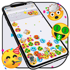 Cute Emoji Face Gravity Theme icon