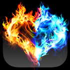 Fuego y Hielo Fondos Animados icono