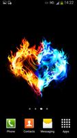 Fire and Ice Live Wallpaper اسکرین شاٹ 1