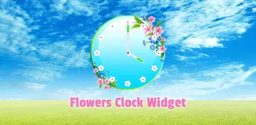 Flowers Clock Widget