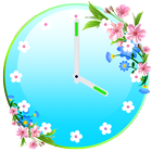 Flowers Clock Widget icon