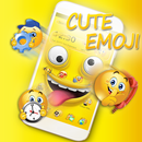 Cute Funny Smile Emoji Theme APK