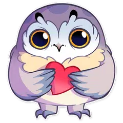 Descargar APK de WAStickerApp: Cute Owl Stickers