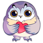WAStickerApp: Cute Owl Stickers icon