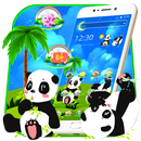 Cute love panda theme APK