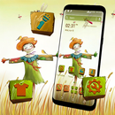 Cute Scarecrow Launcher Theme APK