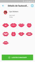 پوستر love lips stickers for whatsapp