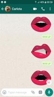 برنامه‌نما love lips stickers for whatsapp عکس از صفحه