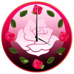 Roses Clock Widget