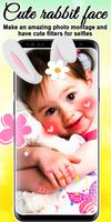 Cute Rabbit Photo اسکرین شاٹ 1