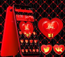 Cute Red Kitty Theme screenshot 2