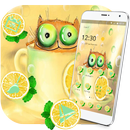 Cute Teacup Lemon Pet Theme APK