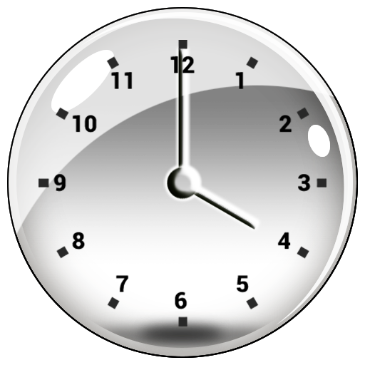 Transparent Clock Widget