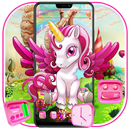 Cute unicorn theme list APK