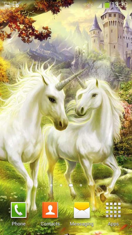 Gambar Animasi Unicorn Rainbow